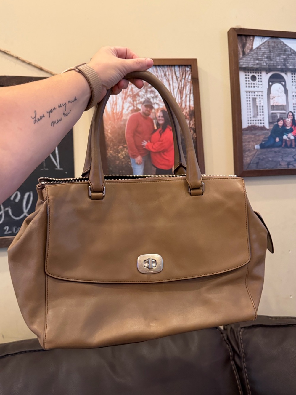 Vintage Coach Madison Lindsay Satchel